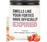 Kyaoayo-Cadeau D'anniversaire Pour Femme \ Bougie De 50e Anniversaire, Bougies Parfumées Pour Femme, Décorations Amusantes Pour 50e Anniversaire Pour Femme, Cadeaux D'anniversaire Pour Maman,