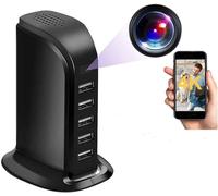 KYAOAYO-Caméra Espion Wifi Cachée 1080P ¿ Réveil Hd Mini Dv Ir Vision Nocturne Détection De Mouvement Activée Enregistrement De Caméra De Sécurité Sans Fil Pour Caméras De No u À Domicile