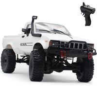 KYAOAYO-Camion Télécommandé 1:16 Wpl C24-1 Voiture Full Scale 4Wd Off-Road Avec Phare Rc Car, Véhicule Monte-Vitesse Modèle Jouet