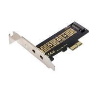 KYAOAYO-Carte Adaptateur Nvme Vers Pci-E 4.0 Low Profile Pci-E 3.0 X1 Lane Vers M.2 Ngff M-Key Ssd Nvme Ahci Pci Express
