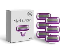 Kyaoayo-Cartouches De Lames Compatible Avec Gillette Venus, Plastic Neutral, Swirl And Smooth, 6 Cartouches De Recharge À 4 Lames Pour Femmes