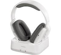 KYAOAYO-Casque Sans Fil Tv W 3311W (Sur L'Oreille, Avec Station De Recharge Système, Pll, Circum-Auriculaire, Portée 100 M, 863 Mhz, Sans Fil) Blanc/Gris