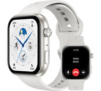 Kyaoayo-Choice Watch 2i, Bluetooth Calling Montre Connectée, 1.85"" Amoled, 14 Jours D'autonomie, Spo2, Heart Rate Monitor, 1atm Smart Watch, Ip68, Compatible Avec Android Et Ios, Blanc
