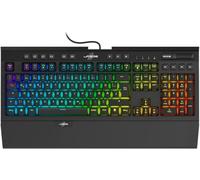 KYAOAYO-Clavier De Jeu « Exodus 900 Mechanical » Qwertz (Clavier Gamer, Mécanique, Commutateurs Tactiles Marron, Silencieux, Disposition De, Anti-Ghosting, Touches Rétroéclairées Rvb, Repose-Poignets