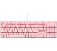 KYAOAYO-Clavier De Jeu Mécanique Filaire - Rétroéclairage Led Rose - 104 Touches - Disposition Américaine - Avec Interrupteur Amovible - Bleu