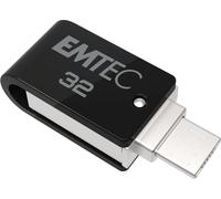 KYAOAYO-Clé Usb 32 Go Dual T260B Mobile&Go - Clef Usb 2.0 Pivotante - Usb Stick Dual Usb-A/Micro-Usb - Système D'Accroche Pivotant À 360° - Vitesse De Lecture 15Mb/S - Vitesse D'Écriture 5Mb/S -