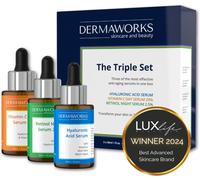 Kyaoayo-Coffret Sérums Vi ¿ Vitamine C Éclaircissante, Acide Hyaluronique Hydratant & Rétinol Régénérant ¿ Anti-Âge, Correction Des Taches & Réparation Des Rides ¿ Kit Soin Pour Homme & Femme