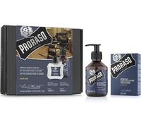 Kyaoayo-Coffret Soin Barbe Azur Lime (2 Produits) - Coffret Cadeau Pour Hommes Avec Nettoyant À Barbe Et Baume À Barbe, Parfum Frais Et Acidulé - Fabriqué En Italie