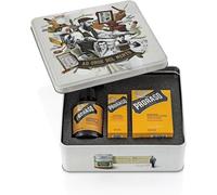 Kyaoayo-Coffret Soin Barbe Wood & Spice (3 Produits) - Coffret Cadeau Pour Le Soin De La Barbe Avec Nettoyant À Barbe, Huile À Barbe Et Baume À Barbe - Fabriqué En Italie