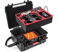 Kyaoayo-Coque Double Couche Avata 2, Étui Rigide De Transport Étanche Pour Dji Avata 2 Fly More Combo Avec Dji Goggles 3/Rc Motion 3/Fpv Remote Controller 3, Hub De Chargement De Batterie, Accessoire-