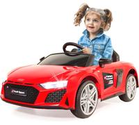 Kyaoayo-Correpasillos Audi R8 Spyder 18 V Einhell Power Xchange Rojo-Jamara