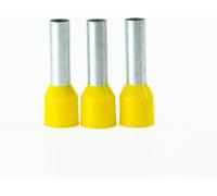 KYAOAYO-Cosses Sertir Embout De Fil 100 Pièces, Section Transversale Du Fil 6 Mm², Longueur 12 Mm, Cosses Professionnelles En Cuivre Galvanisé Avec Isolation En Polyamide, Connecteurs Pour Électricie