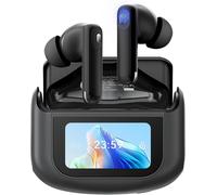 KYAOAYO-couteurs Bluetooth Sans Fil Avec Écran Tactile, Écouteurs Intra-Auriculaires Avec Réduction Du Bruit Anc/Enc, Ipx7 Étanche, 40 Heures D'Autonomie, Bluetooth 5.4, Basses Profondes Pour Les