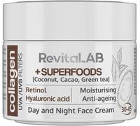 Kyaoayo-Crème De Jour Et De Nuit Au Collagène Hydratante Et Anti-Âge, Enrichie En Acide Hyaluronique, Super-Aliments, Vitamines Et Filtre À Rayons Uva/Uvb, Pour Personnes De 30 À 45 Ans, 50 Ml