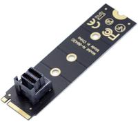 KYAOAYO-Cy U.2 Sff-8639 Kit Adaptateur M.2 Nvme Pcie4.0 Ssd Vers Sff-8643 Pour Carte Mère Ssd 750 P3600 P3700 Mini Sas Hd 22 X 80 Mm