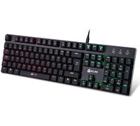 KYAOAYO-Dash ¿ Nouveau ¿ Clavier Mécanique Qwertz Avec Switchs Red Low Profile Pour Les Professionnels Et Gamers ¿ Garantie 10 Ans ¿ Rétroéclairage Rgb ¿ Structure Métallique ¿ Personnalisation Total
