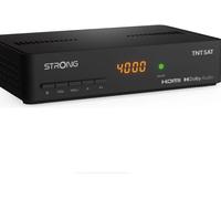 KYAOAYO-Décodeur Tnt Satellite Avec Carte Tntsat - Srt7408 - Résolution Hd - Direct Différé - Port Usb Pour Enregistrement - Fonction Eco M En Veille - Assistant D'Installation - Noir