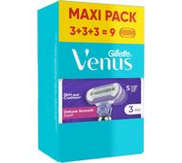 Kyaoayo-Deluxe Smooth Swirl Lot De 3x3 Lames De Rechange Pour Femme, Recharges Avec 5 Lames Pour Un Ra De Près, Avec Un Ruban Hydratant Pour Protéger La Peau Sensible