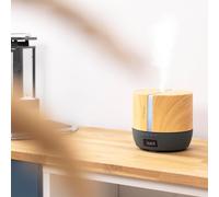 KYAOAYO-Diffuseur D'Arômes Purearoma 550 Connected Grey Woody. Capacité 500 Ml, Écran Led, Haut-Parleur, Contrôle Par Bluetooth, 3 Modes De Fonctionnement, Minuterie 12H, Couverture 30 M²