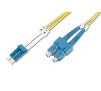 KYAOAYO-Dk-2932-01 ¿ Câble À Fibre Optique Os2 ¿ 1 M ¿ Lc À Sc ¿ Câble Fibre Optique Duplex ¿ 1/10 Gbit/S ¿ Sm Monomode Lan ¿ Type De Fibre 9/125 ¿ Jaune (Yellow)