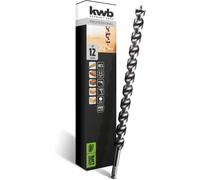 KYAOAYO-Double Cut Japan Mèche À Serpentin Ø 12 Mm, 460 Mm,Revêtement Anti-Adhérent Ptfe,Affûtage Spécial De La Pointe,Avec Pointe Filetée Autocentrante,Concentricité De Haute Précision,Queue Six Pan