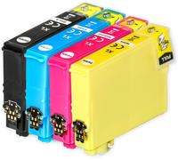 KYAOAYO-E-1295 Set De 4 Cartouches D'Encre Compatibles Pour T1295 Pour Une Utilisation Avec Expression Workforce