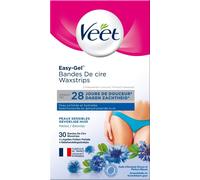 Kyaoayo-Easy Gel - 30 Bandes De Cire Froide Maillot - Peaux Sensibles - Sans Frotter - Epilation Longue Durée