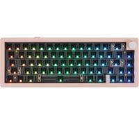 KYAOAYO-Ek68 Clavier De Jeu Bluetooth À 65 % - Kit De Bricolage - Hotswap Gasket Mount Pcb - Plaque De Montage Pcb - Clavier Mécanique Avec Led Orientées Vers Le Sud - Triple Mode - Via Programmable