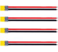 Kyaoayo-Ensemble De 4 Connecteurs Xt60 Mâle Avec Câble En Silicone 150mm 12awg Pour Batteries Lipo Rc Fpv Racing Drone Câble Adaptateur, Connexion Efficace, Rc-Yunique Green-Clean-Power