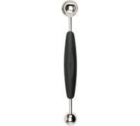 Kyaoayo-Good Grips \ Cuillère À Pomme Parisienne Double - Cuillère À Melon En Inox - Noir ,16ounce