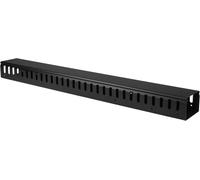 KYAOAYO-Goulotte Verticale De Gestion Des Câbles De 1M Avec Couvercle - Goulotte À Fentes Ouvertes 20U Pour Rack De Serveur De 19 Pouces - Canal Pour Cordon Fendu (Cmver20Uf)