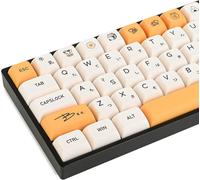 KYAOAYO-Gtsp Xda Lot De 140 Touches En Pbt Pour Clavier Cherry Mx 60%, 65%, 75% Lait Miel (Xda/Honey Milk)