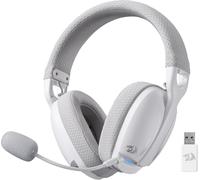 KYAOAYO-H878 Casque De Jeu Audio, 2,4 Ghz/Bt/Avec Fil, Blanc Et Gris