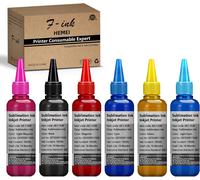 KYAOAYO-Hemei Encre De Sublimation De 6 Bouteilles Compatible Avec Imprimantes 6 Couleurs T50 P50 1400 1500W R300 Rx600, Encre De Transfert Pour Presse À Chaud