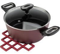 Kyaoayo-Hogar - Hacc4546 - Dessous De Plat En Silicone Aimanté, Résistant À La Chaleur Jusqu'à 230 °C, 20 X 20 Cm, Support Magnétique Pour Casseroles, Poêles, Casseroles, Etc. Antidérapant, Flexible,