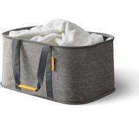 KYAOAYO-Hold-All - Panier À Linge Pliable 35L, Tissu Durable, Résistant À L'Humidité - Gris