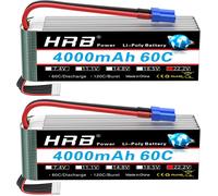 KYAOAYO-Hrb Lipo Batterie 6S 22.2V 4000Mah 60C Avec Ec5 Plug Pour Rc Quadcopter Hélicoptère Voiture Camion Bateau Hobby¿2Pcs¿
