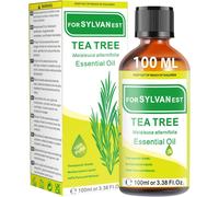 Kyaoayo-Huile Essentielle D'arbre À Thé 100ml 100% Pur Naturel Huile Aromatique Pour Mas Spa Cure De La Peau Et Des Cheveux Sac 3.38 Fl.Oz (Tea Tree)