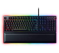 KYAOAYO-Huntsman Elite - Clavier De Jeu Mécanique (Avec Commutateurs Opto-Mécaniques Linéaires, Commande Rotative Fonctionnelle, Repose-Poignets Éclairé, Éclairage Chromatique Rvb) - Us Layout