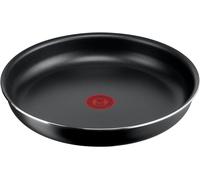 Kyaoayo-Ingenio Essential Plus Poêle Ø 22 Cm Poêle Antiadhésive En Aluminium Pour Gaz Et Four Avec Indicateur De Cuisson Thermosignal, Utilisable Avec Poignée Amovible