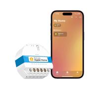 KYAOAYO-Interrupteur Connecté (Fil Neutre Requis), Interrupteur Module Wifi Compatible Avec Homekit, Alexa Et Google Home, Commutateur Avec Commande Vocale, Contrôle À Distance Et Fonction De Temps