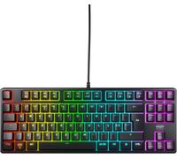 KYAOAYO-K4V2 Tkl, Clavier De Jeu Filaire Sans Pavé Numérique, Disposition Portuga (Qwerty), Éclairage Rgb, Commutateurs Mécaniques Mx2A Red, Noir