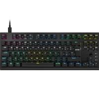 Kyaoayo-K60 Pro Tkl Rgb Tenkeyless Optique-Mécanique Clavier Gaming Filaire - Commutateurs Linéaires Opx - Touches En Polycarbonate - Compatible Icue - Qwerty Uk - Pc, Mac, Xbox - Noir