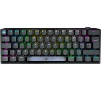 KYAOAYO-K70 Pro Mini Wireless Rgb 60% Clavier Mécanique De Jeu - Commutateurs Cherry Mx Red - Capuchons De Touches Pbt Double-Shot - Compatible Icue - Pc, Mac, Ps5, Ps4, Xbox - Azerty Fr - Noir