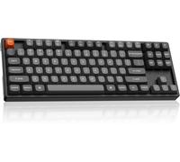 KYAOAYO-K8 Tkl Clavier Mécanique Sans Fil Qmk 2,4 Ghz/Bluetooth 5.1/Filaire Avec Cadre En Aluminium, Rétroéclairé Rvb Et Commutateur Super Banana Remplaçable À Chaud Pour Mac Windows Linux