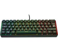 KYAOAYO-Kingpin X1 60% Clavier Gaming French, Gaming Multimedia Keyboard Petit & Mobile Rgb Clavier Lumineux 25 Touches Anti-Ghosting Français Azerty
