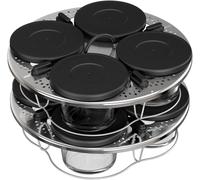 Kyaoayo-Kit De 8 Verrines Superposables, Cookeo, Couvercles, Entrées, Yaourts Et Desserts, Xa6140e0