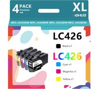KYAOAYO-Lc426 Cartouches Multipack Compatible Avec Les Cartouches D'Impression Brother Lc426 Lc-426 Pour Les Imprimantes Brother Mfc-J4335Dw Mfc-J4340Dw Mfc-J4535Dw Mfc-J4540Dw (Noir,Cyan,Magenta,Jau