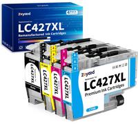 KYAOAYO-Lc427Xl Lc-427Xl Cartouche Compatible Pour Cartouche Brother Lc427 Lc427Xl Lc-427Val Value Pack Pour Brother Mfc-J5955Dw Mfc-J6955Dw Hl-J6010Dw Mfc-J6957Dw Mfc-J6959Dw (Lot De 4)