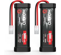 KYAOAYO-Lot De 2 Batteries Nimh 7,2 V 5000 Mah 6 Cellules Rc Pour Voiture, Avion, Hélicoptère, Bateau, Buggy, Modélisme, Jouet